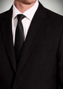 Herringbone Black suit