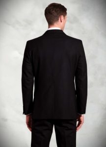 Herringbone Black suit