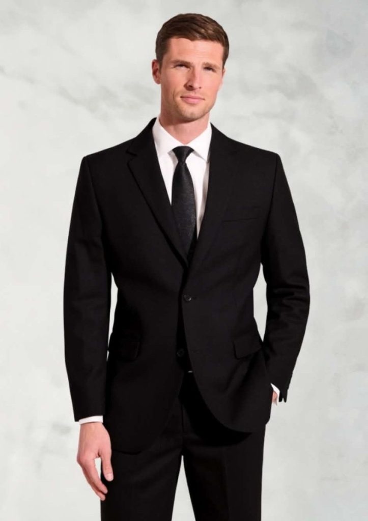Herringbone Black suit