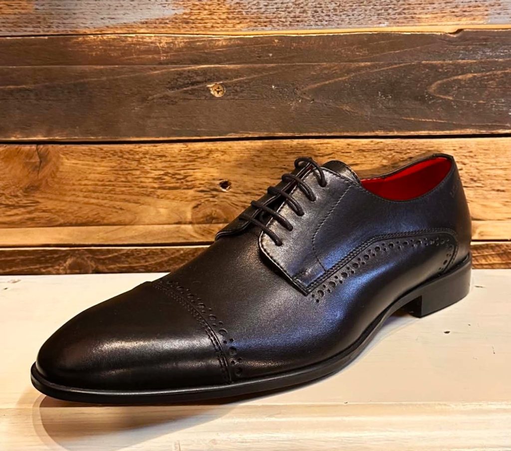 Lacuzzo black Oxford Shoe