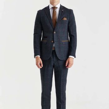 Paul Andrews suit - Navy tweed