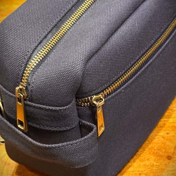 Canvas Wash Bag - Navy