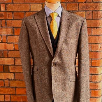 Torre tweed Jacket- Brown