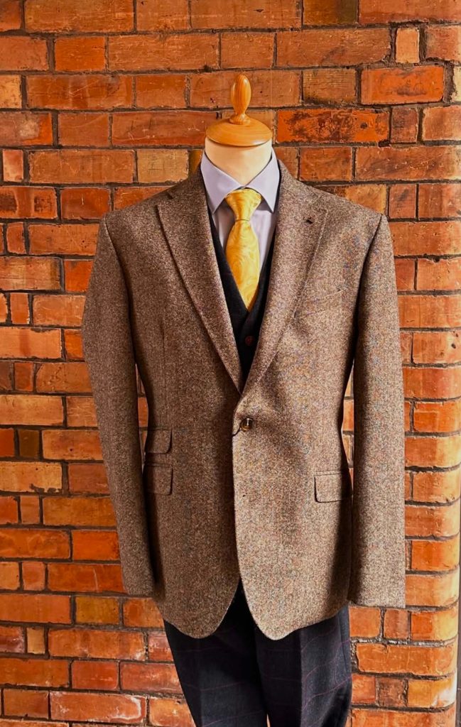 Torre tweed Jacket- Brown